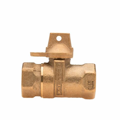 JJ Brass Mueller NL 1-1/2” Ball Valve Curb Stop HM 