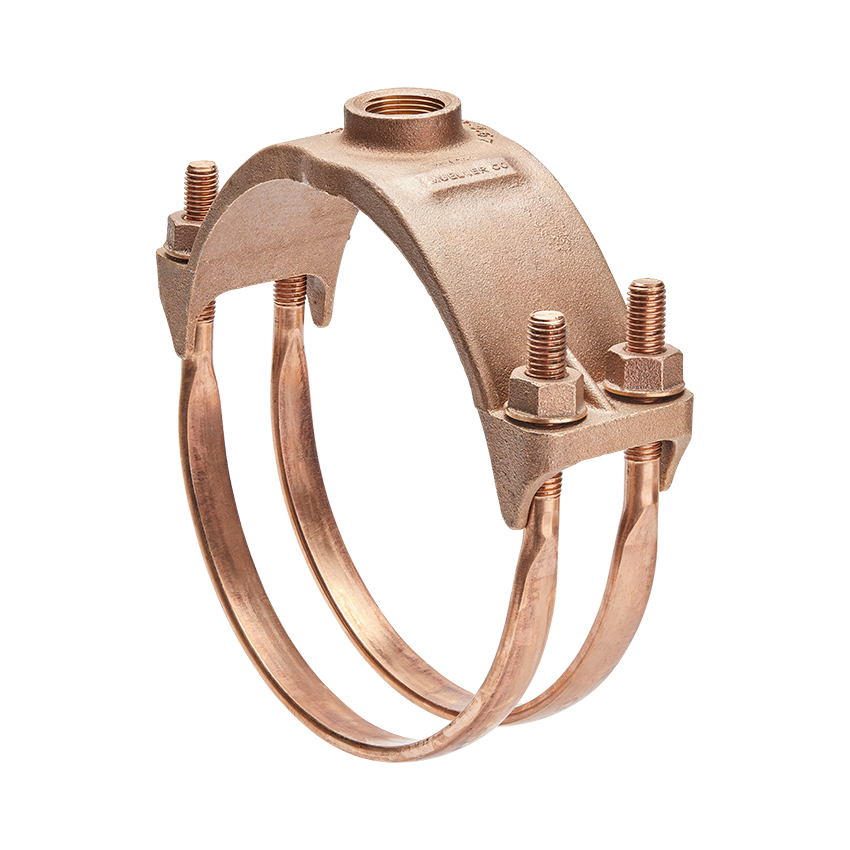 Saddle clamp for copper pipe deals