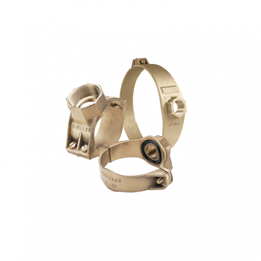 Bronze Saddles With Bronze Straps Mueller Co Water Products Division